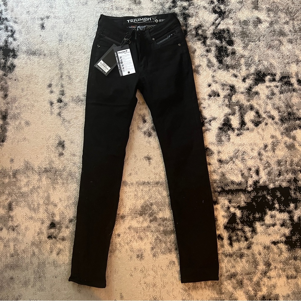 Triumph Skinny Women's Motorcycle Riding Jeans size 26